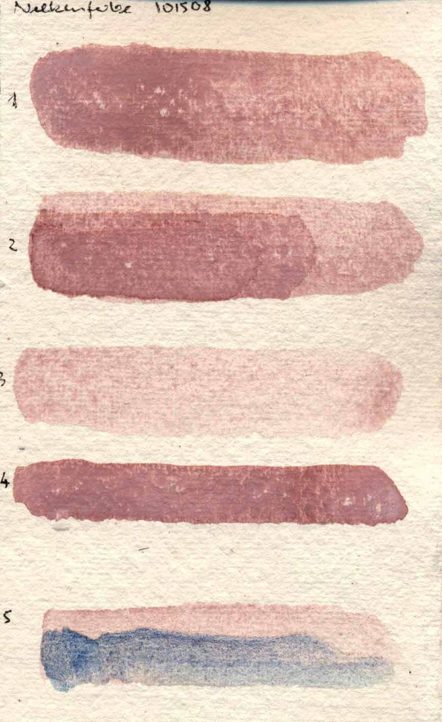 Kremer akvarel - růžová barva (plast, 3 x 1,8 x 1 cm)